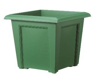 Stewart Regency Square Planter 40cm - Green