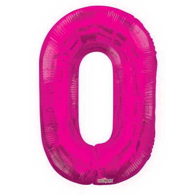Hot Pink Foil Balloon - Age 0