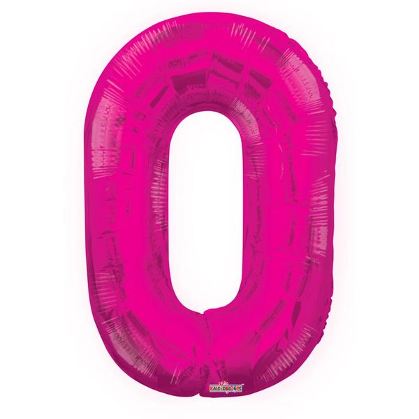 Hot Pink Foil Balloon - Age 0