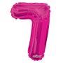 Hot Pink Foil Balloon - Age 7 - 14Inch