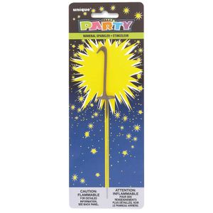 Number 1 Sparkler Candle