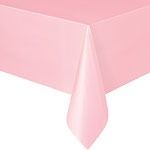 Pink Plastic Tablecover