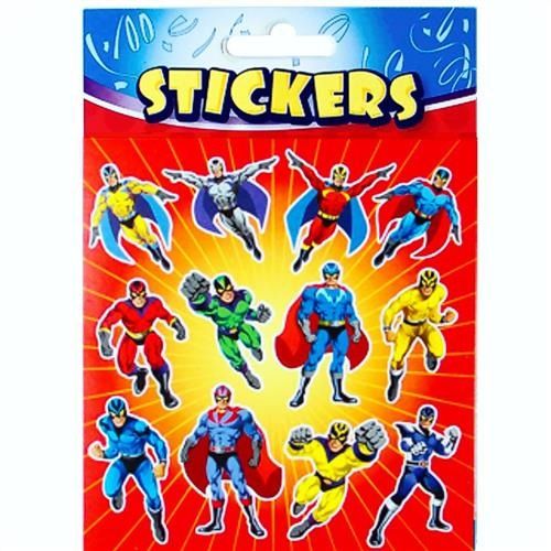 Super Hero Party Stickers - Back in stock