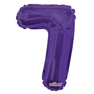 Purple Foil Balloon - Age 7 - 14Inch
