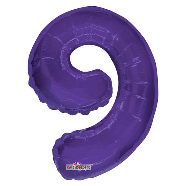 Purple Foil Balloon - Age 9 - 14Inch