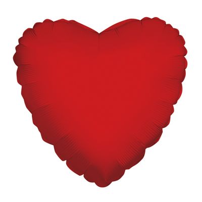 Red Heart Foil Balloon