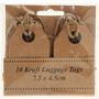 Kraft Luggage Tag 7.5cm x 4.5cm
