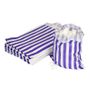 Purple Candy Stripe Bags
