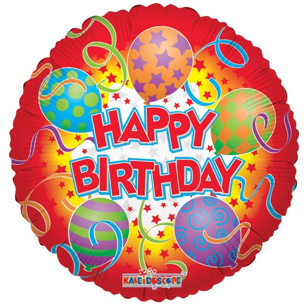 Star Happy Birthday Foil Balloon