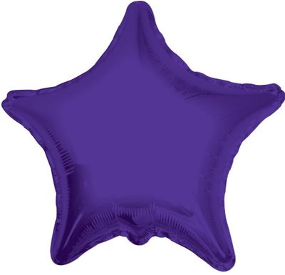 Purple Balloon Star (22 inch)