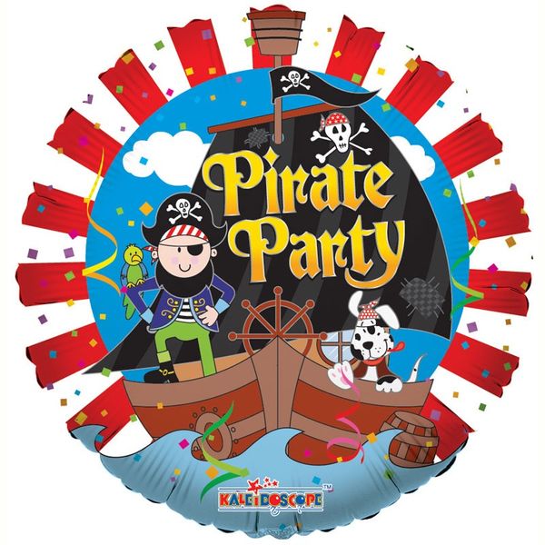Pirate Party Foil Balloon