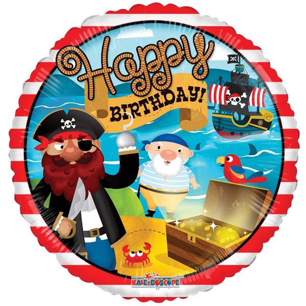 Treasure Pirate Birthday Balloon