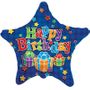 Blue Star Parcels Foil Balloon