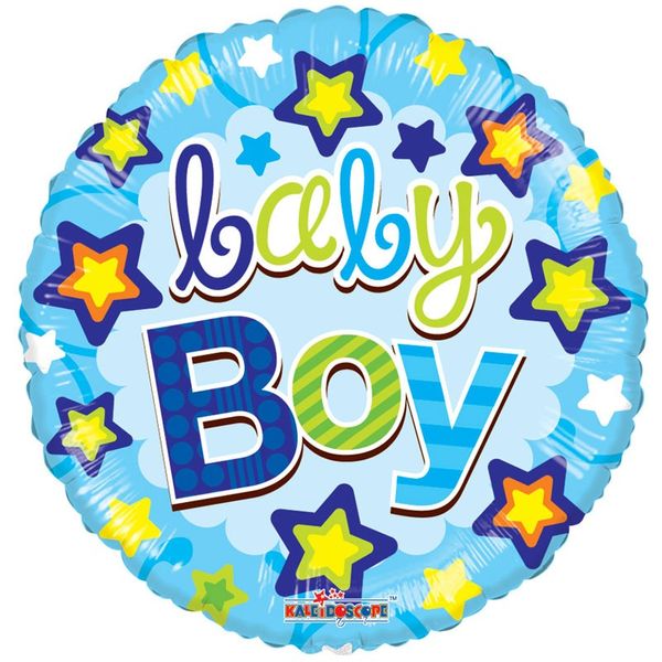 Baby Boy Stars Foil Balloon