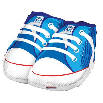 Baby Blue Shoes Balloon