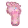 Baby Girl Footprint Foil Balloon