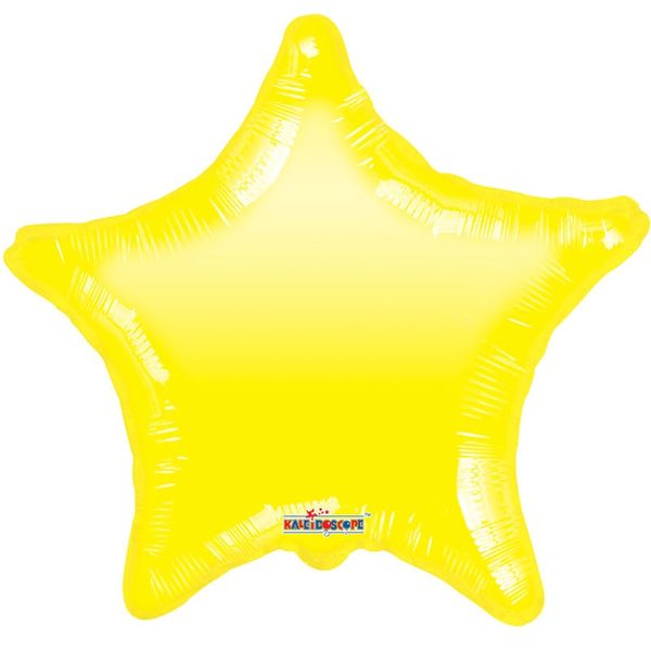 Yellow Star Gellibean Balloon
