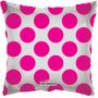 Hot Pink Polka Dot Clear View Balloon