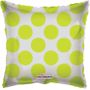 Lime Green Polka Dots Clear View Balloon