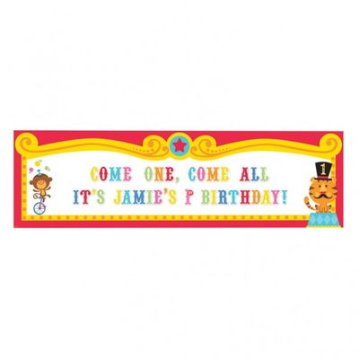 Fisher Price Circus Giant Sign Banner