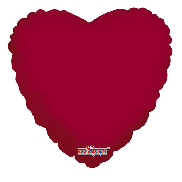 Burgundy Heart Balloon