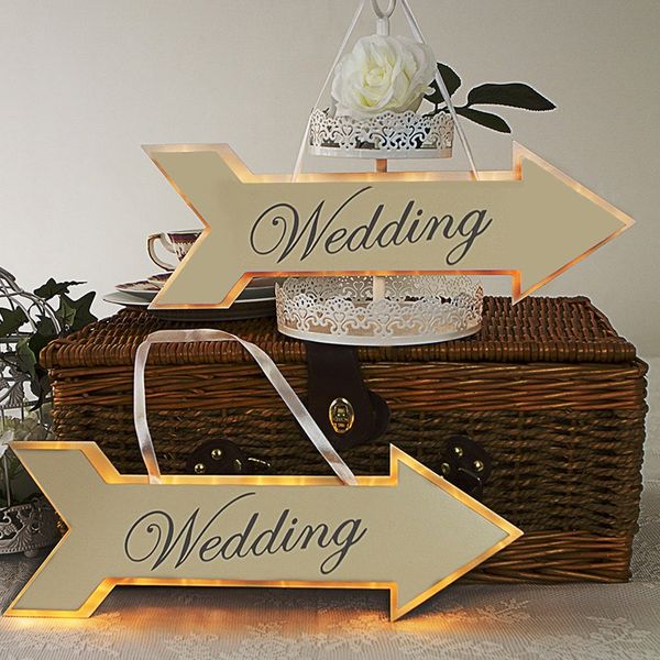 Illuminated Wedding Sign