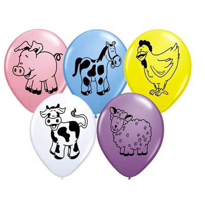 Farm Latex Balloons