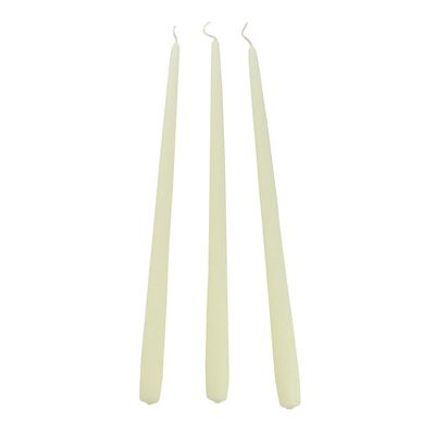 Super Long Ivory Taper Candles