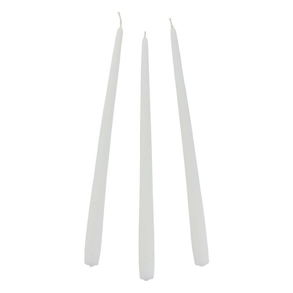 Super Long White Taper Candles