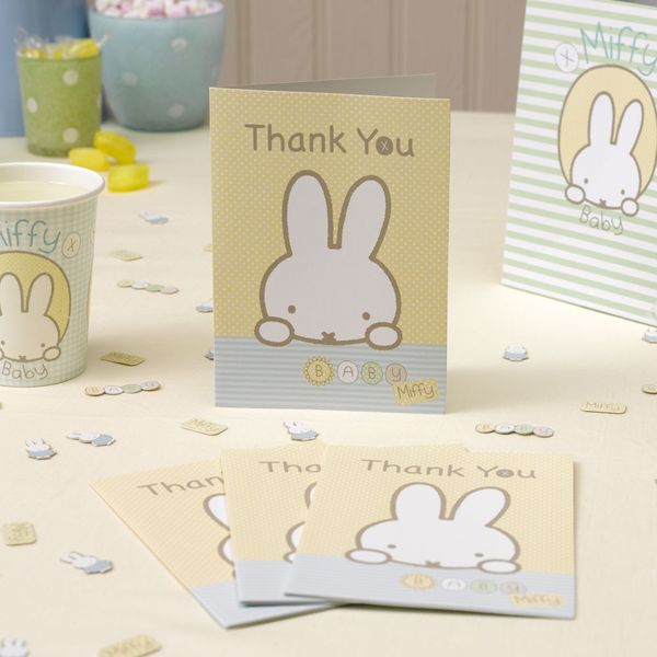 Miffy Thank You Cards