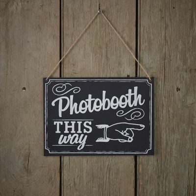 Photobooth sign