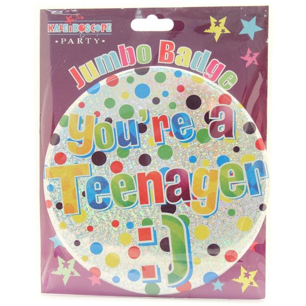 Jumbo Teenage Birthday Badge