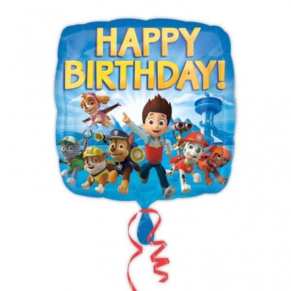 Paw Patrol Happy Birthday Balloon