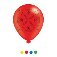 Age 2 Unisex Birthday Latex Balloons x8