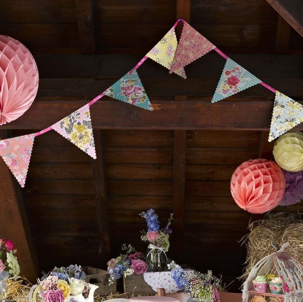 Vintage Floral Bunting