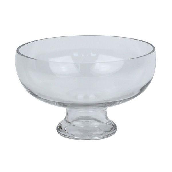18cm Glass Pedestal Bowl Easy Florist Supplies