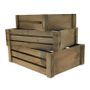 Brown Stain Wooden Crates