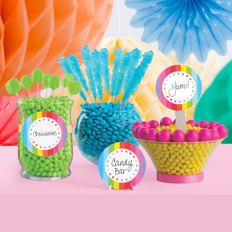 Multi Coloured Candy Buffet Kit
