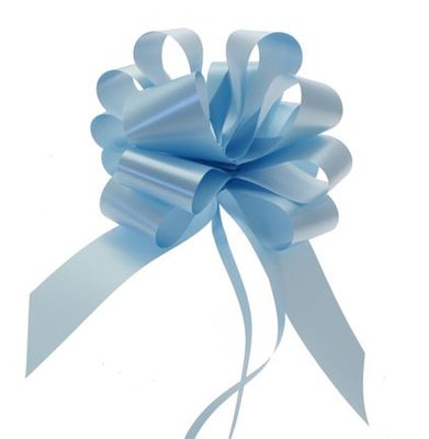 50mm Light Blue Pull Bow