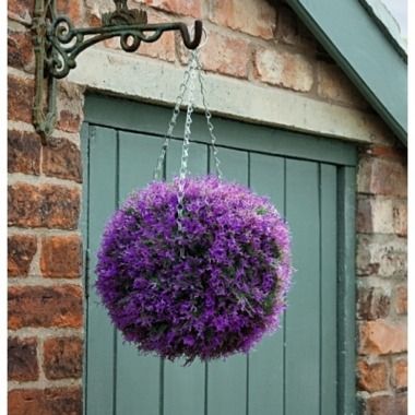 Gardman Purple Heather Effect Topiary Ball 30cm 02810