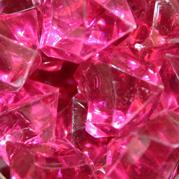 Hot Pink Acrylic Stones