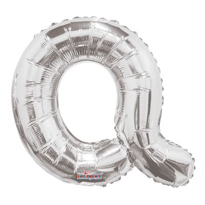 14" Silver Letter Q Balloon