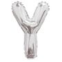 14" Silver Letter Y Balloon