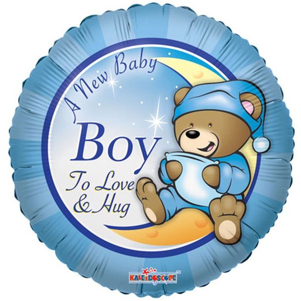 18" A New Baby Boy Balloon