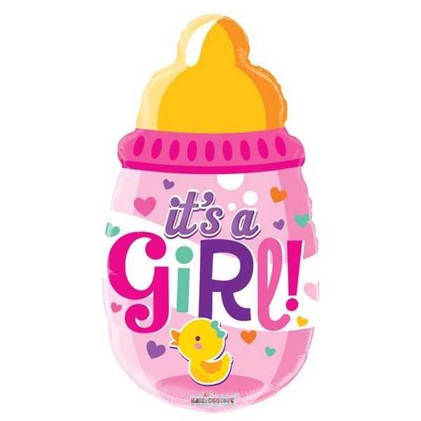 20" Baby Girls Bottle Shape Balloon