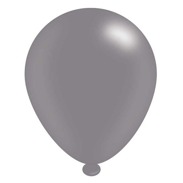 Silver Latex Balloons (8pk)