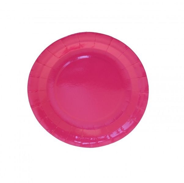 7 Inch Hot Pink Party Plates