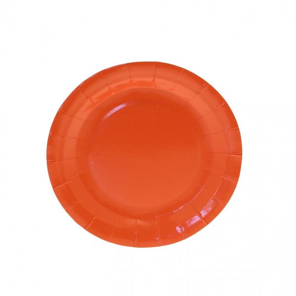 7 Inch Orange Party Plates
