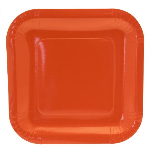 Orange square clearance plates