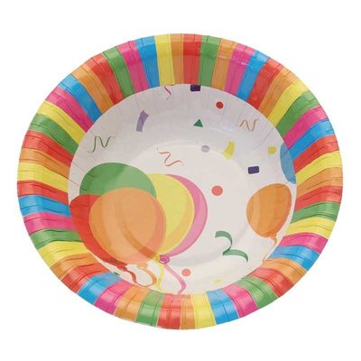 Confetti Balloons Party Bowls (8pk)